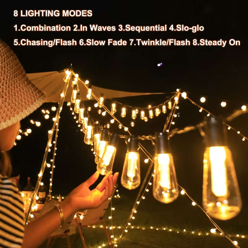 298.7 cm Papaya-Shaped LED String Light - 10 LED Beads