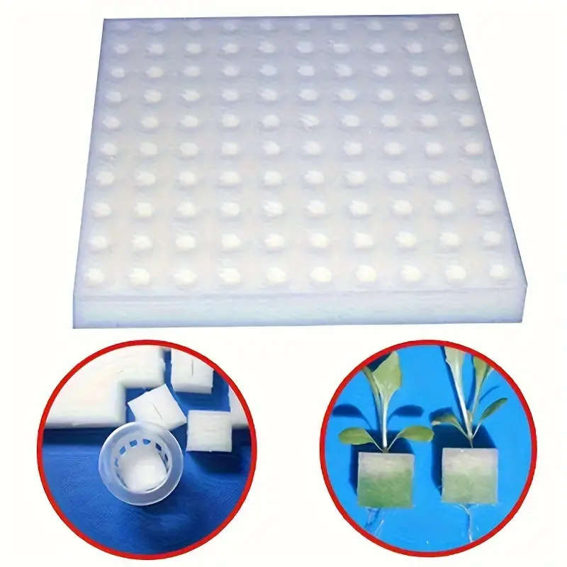100 Packs Of Hydroponic Sponge Planting Tools