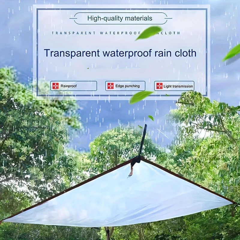 Waterproof UV Resistant Heavy Duty Clear Plastic Tarpaulin