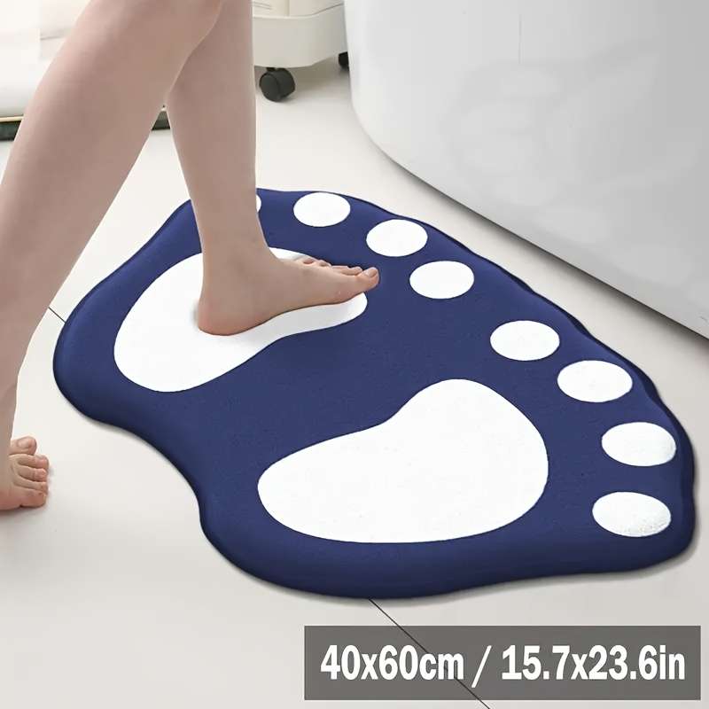 1Pc Black 40x60cm Floor Mat
