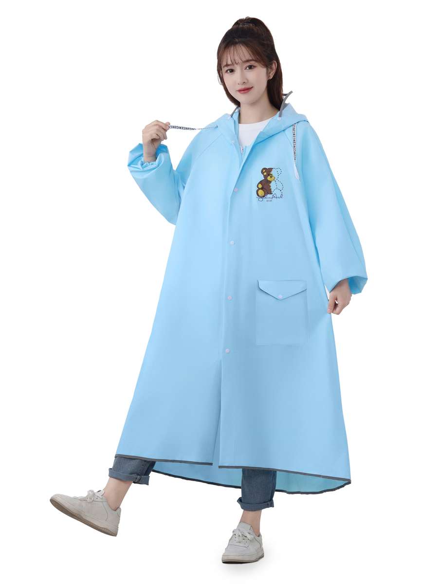 Raincoat Sky Blue Size L