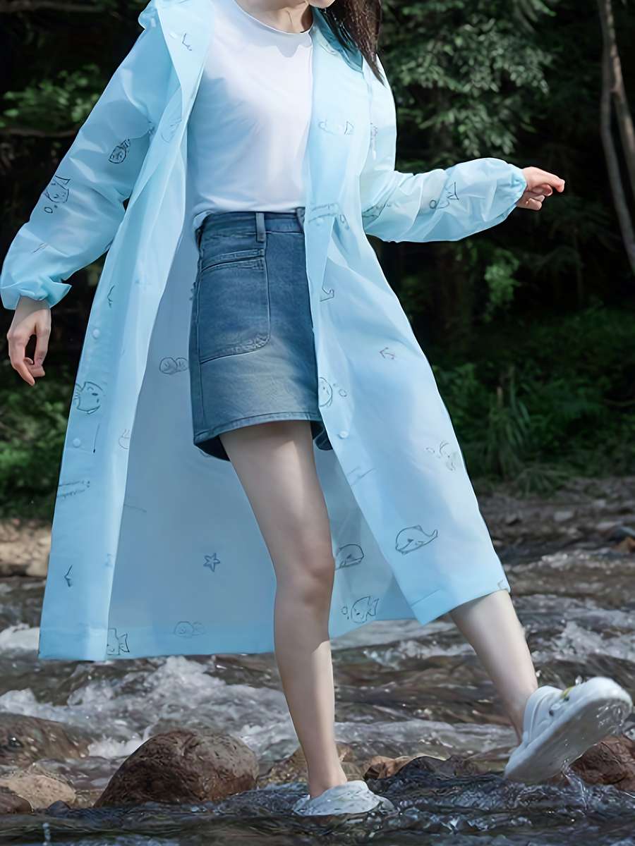 Raincoat Lake Blue Size Onesize
