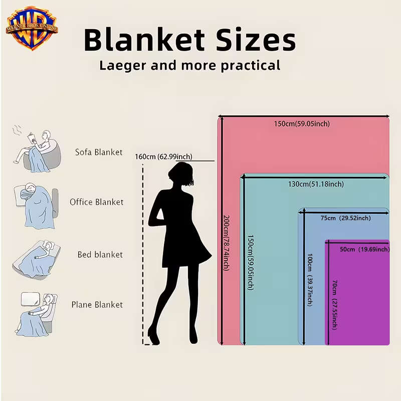 1 Warner Bros. Scooby-Doo Plush Blanket 150*200CM