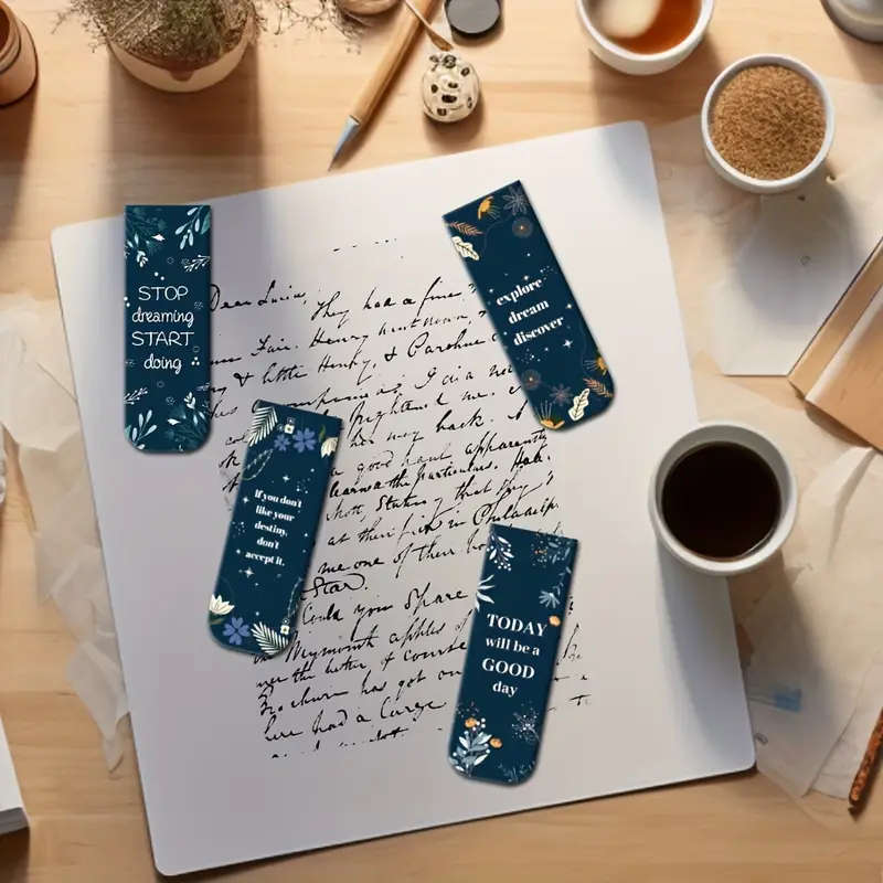 1pc Vibrant Inspirational Graffiti Magnetic Bookmarks