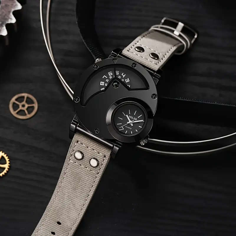 Vintage Dual Time Men's Watch