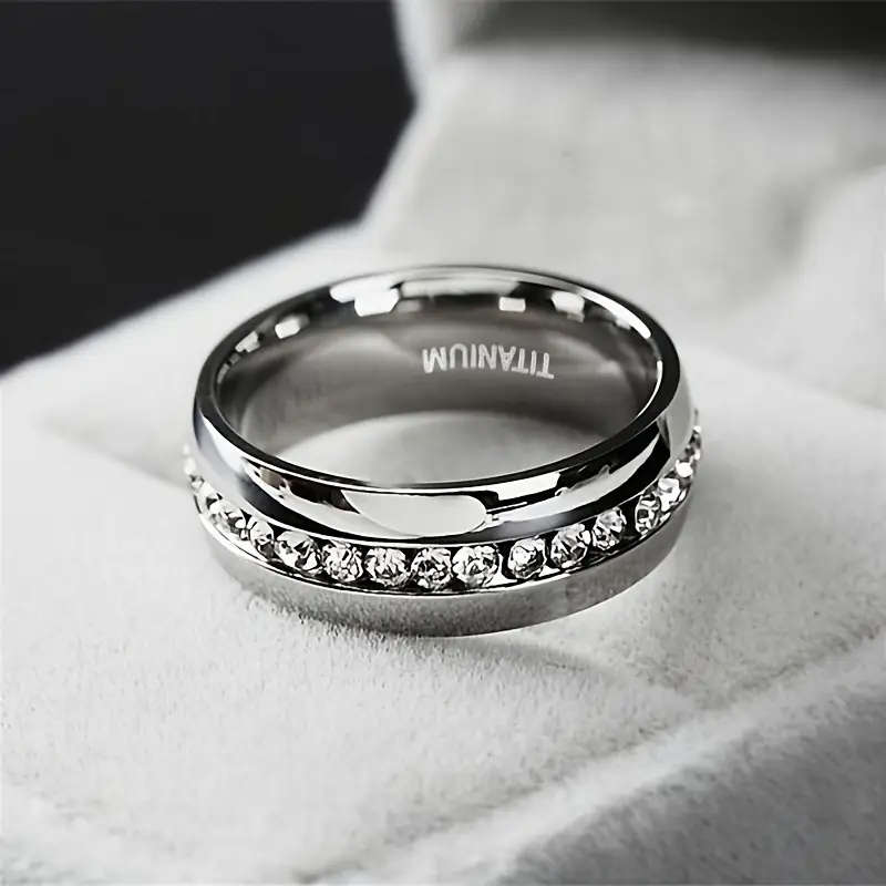 Titanium Ring for Men and Women, 6mm Band