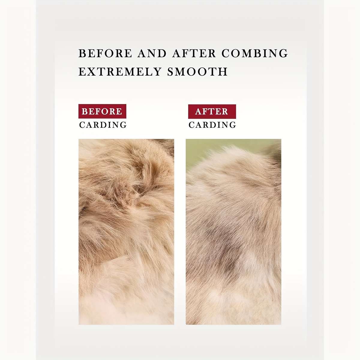 1pc Grey Double Row TeethPet Comb