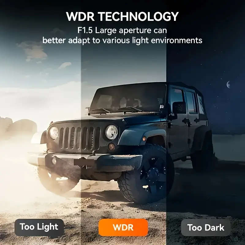 Dual-Lens Car Accessories Driving Recorder