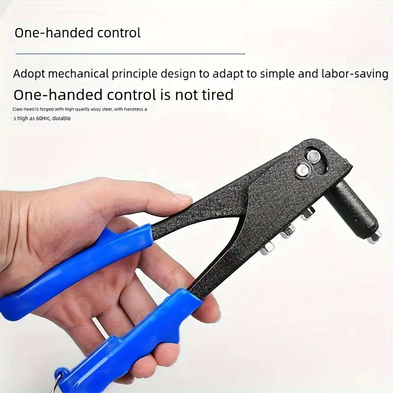 1pc Manual Rivet Gun Small Rivet Gun Rivet Rivet Pliers Labor-saving Core Rivet Gun Comes with About