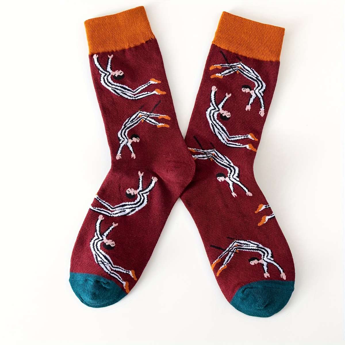 1 Pair Multicolor One Size Socks