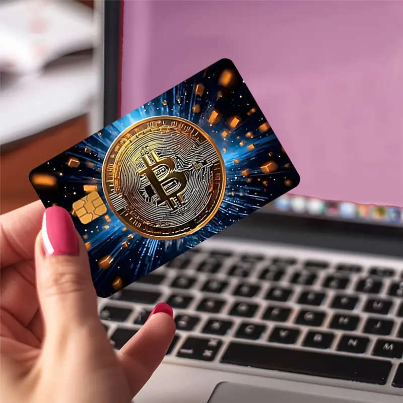 4pcs Credit Card Light Beige, Funny Debit Card Sticker