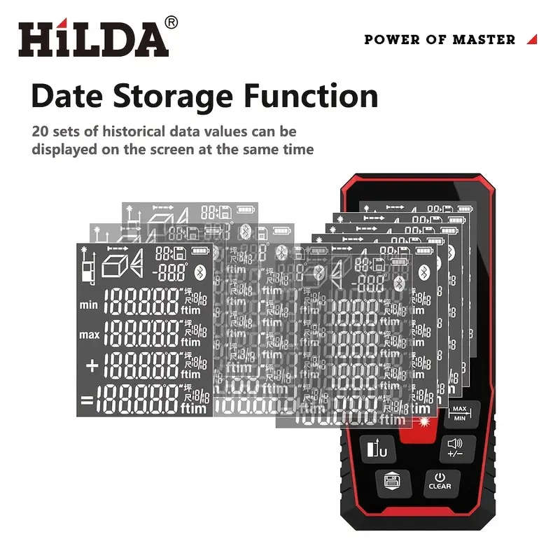 HILDA 120m Portable Digital Laser Rangefinder