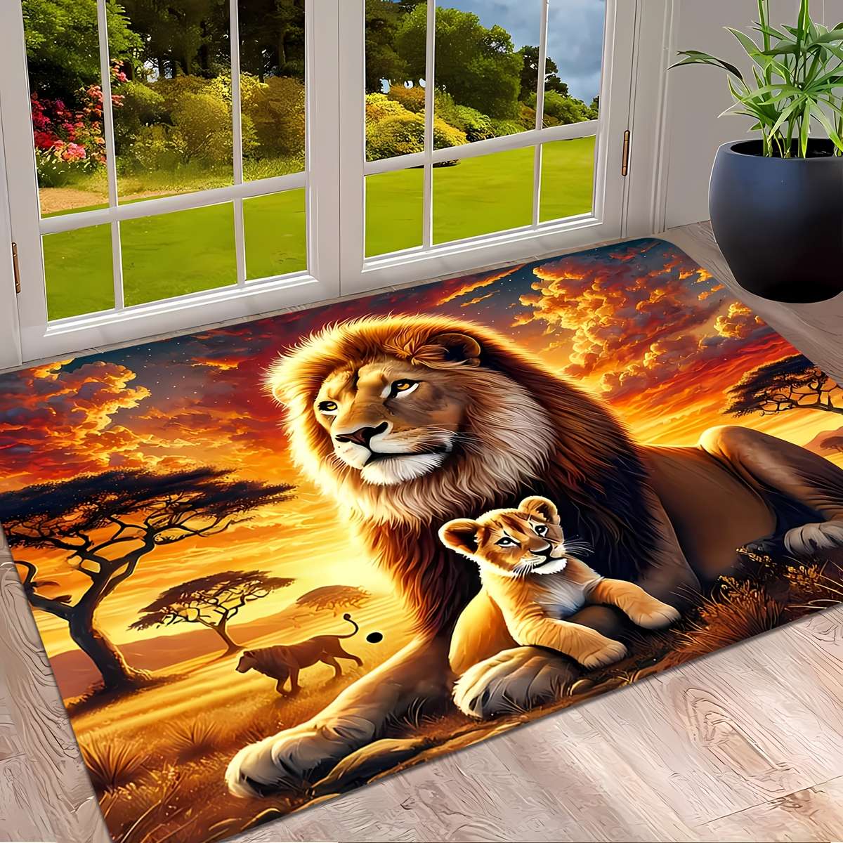 1Pc 60x90cm Floor Mat