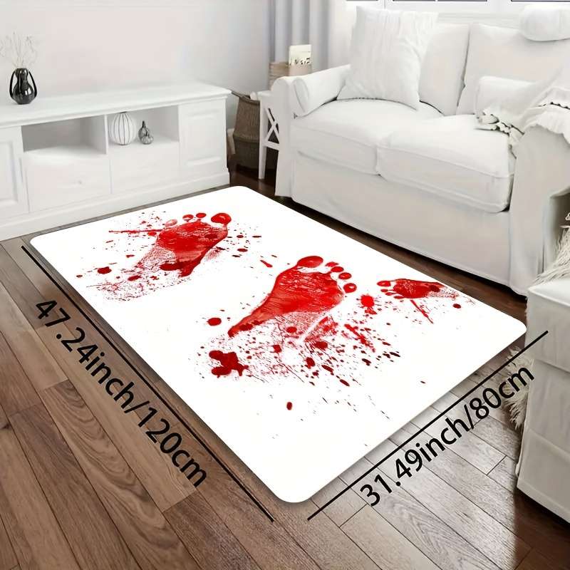 1Pc White 15.7x23.62inch 40x60cm Floor Mat