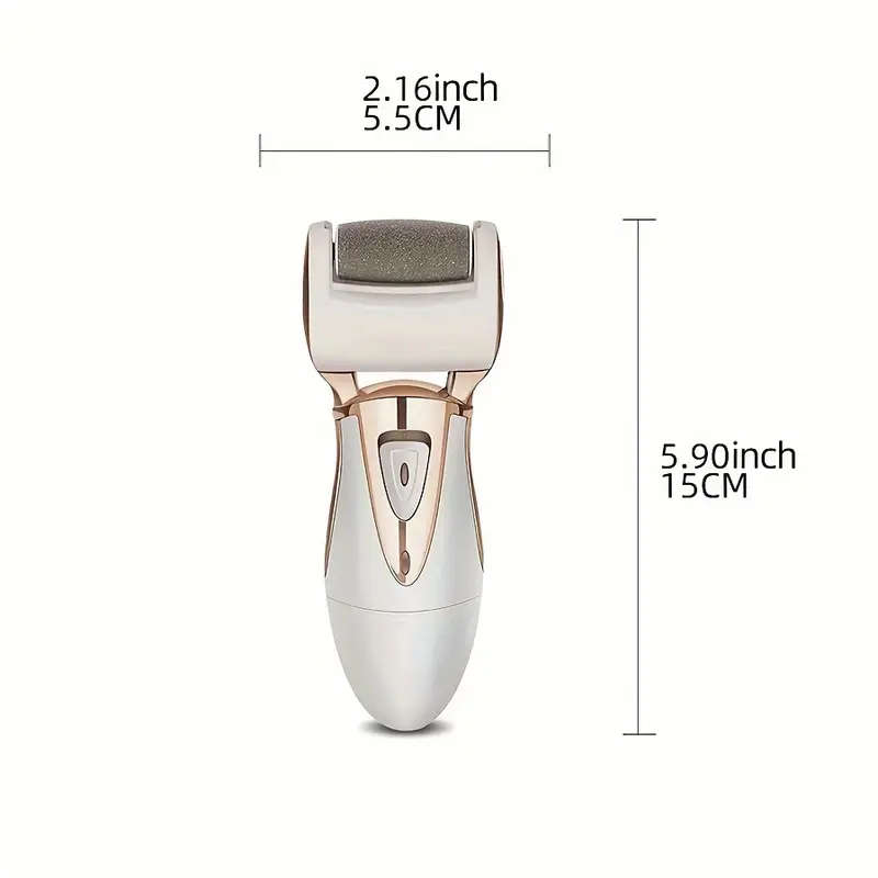 1pc Rechargeable Electric Foot Callus Remover USB Powered Pedicure Tool with 5 Interchangeable Grind