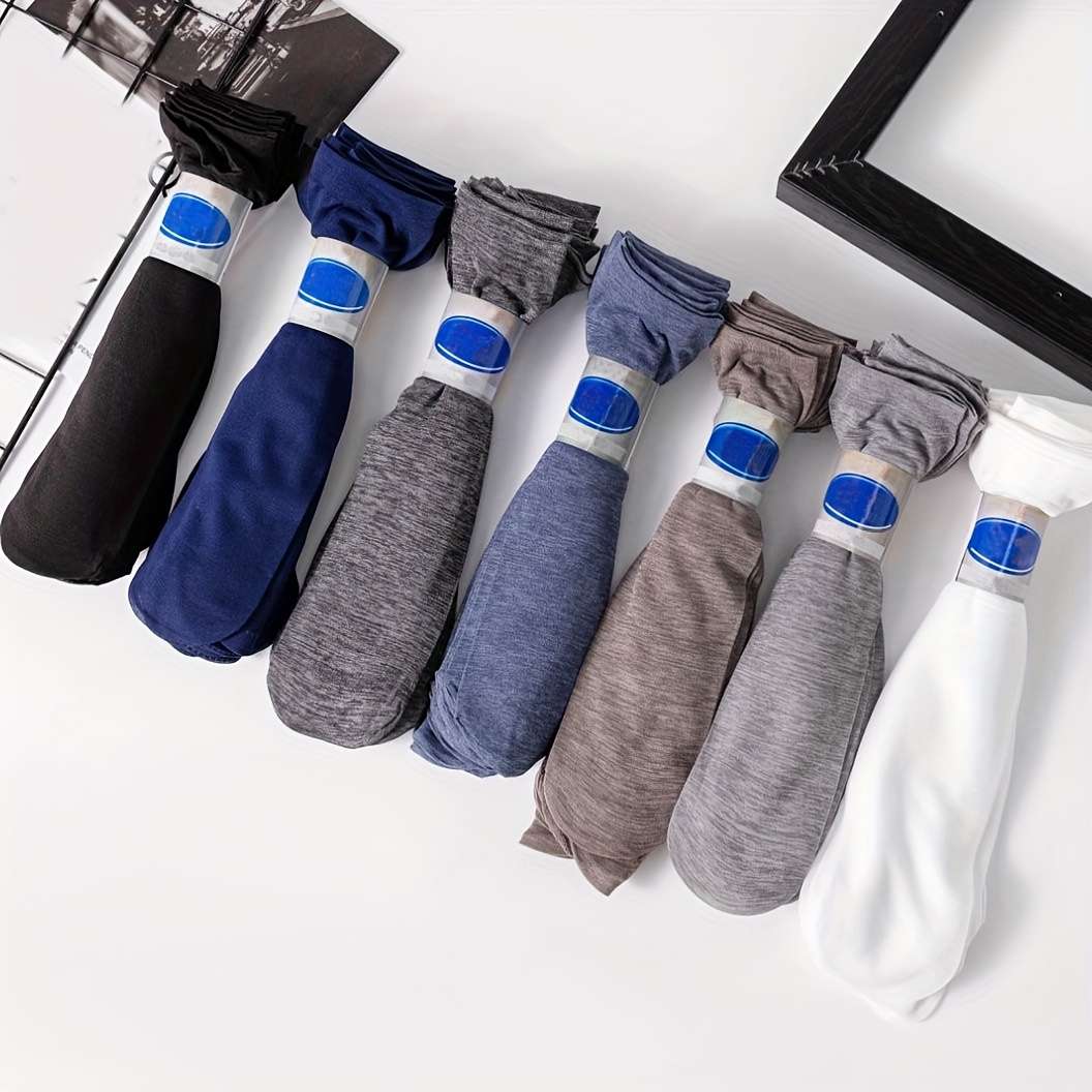 10 Pairs White One Size High Elastic Socks