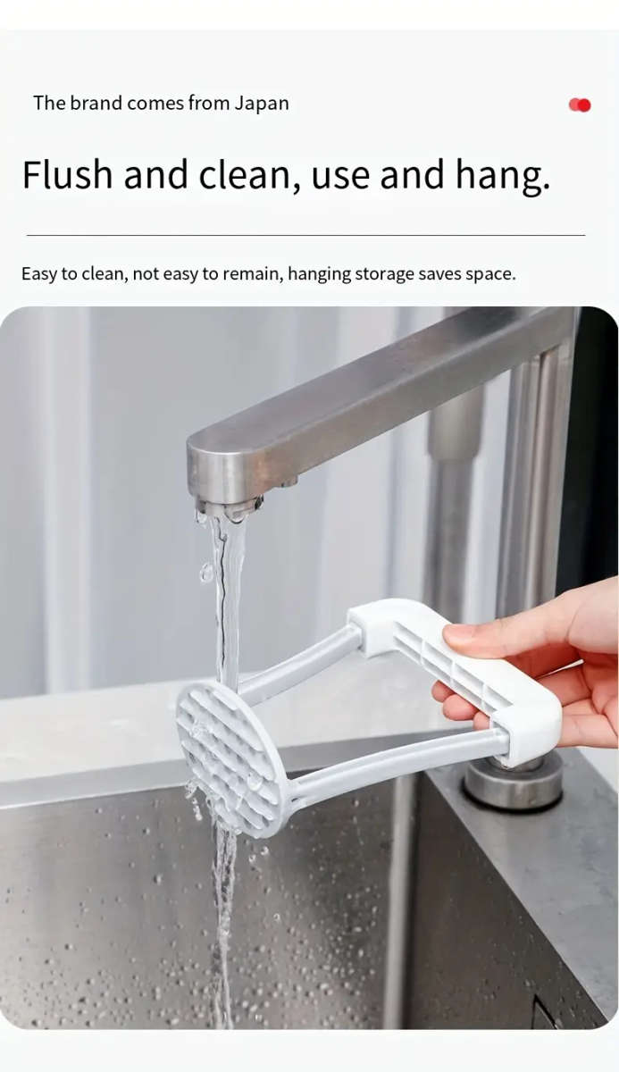 Manual Potato Masher With Non-Slip Handle Plastic Vegetable Masher For Kitchen Gadgets And Tools