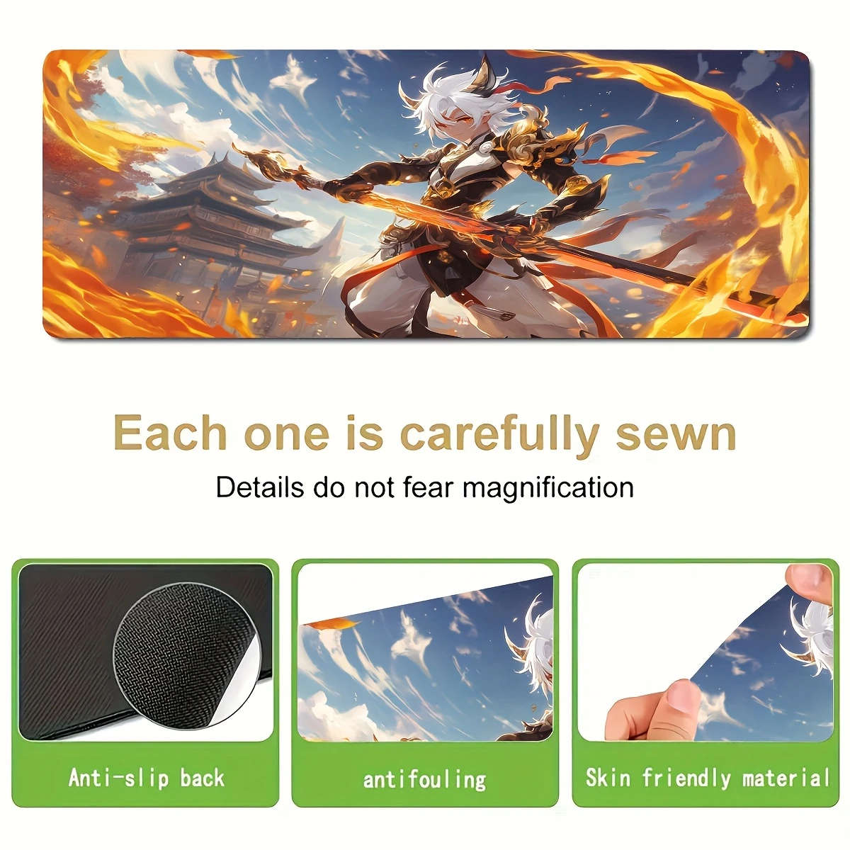 30x80cm Gaming Mouse Pad for E-Sports Office Non-slip Durable