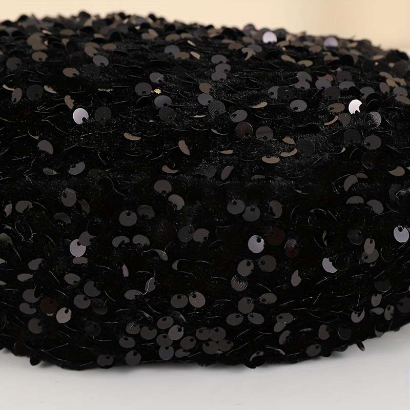 Korean Version Of Fashion Canary Glitter Beret Suitable