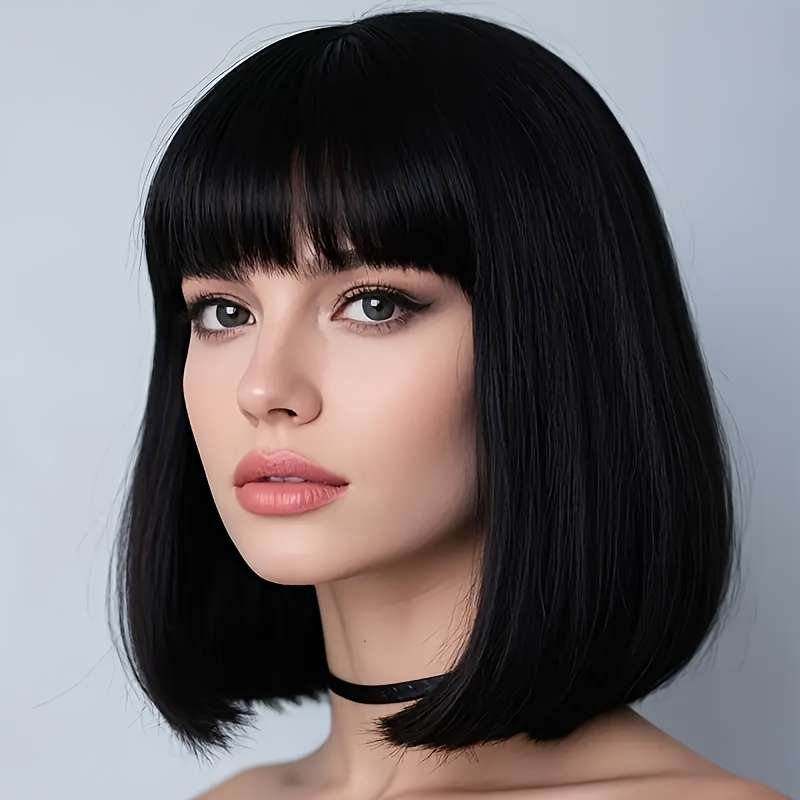 1Pc Black Fashion Design Wig