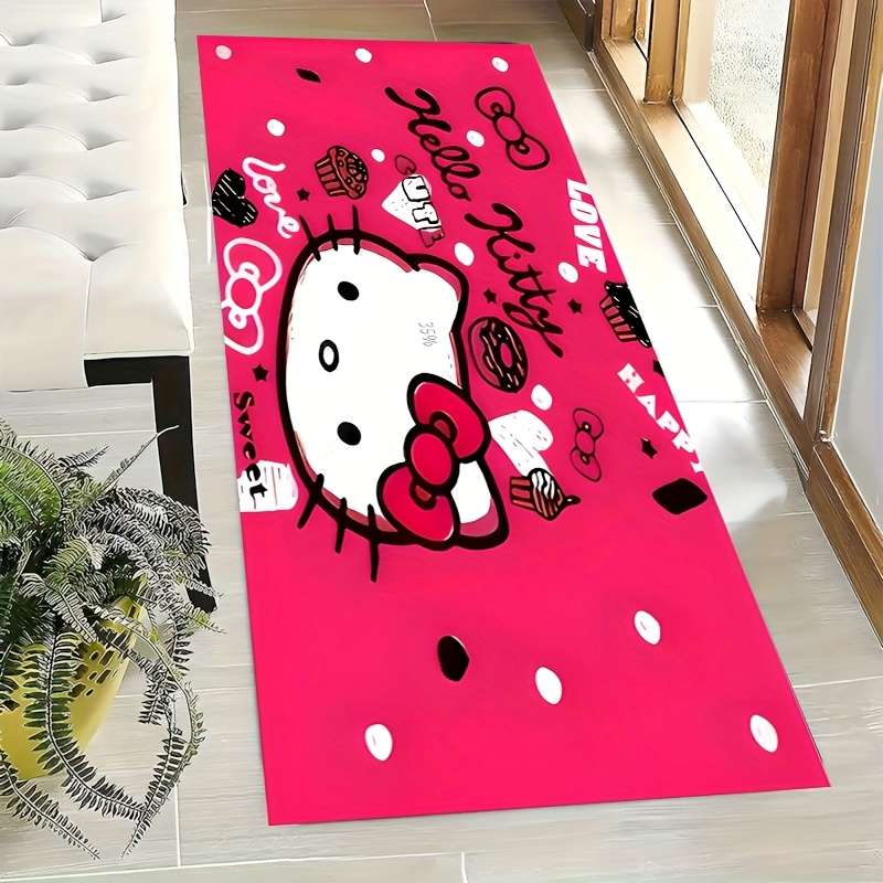 Pink 47.24x15.75inch 120x40cm Floor Mat