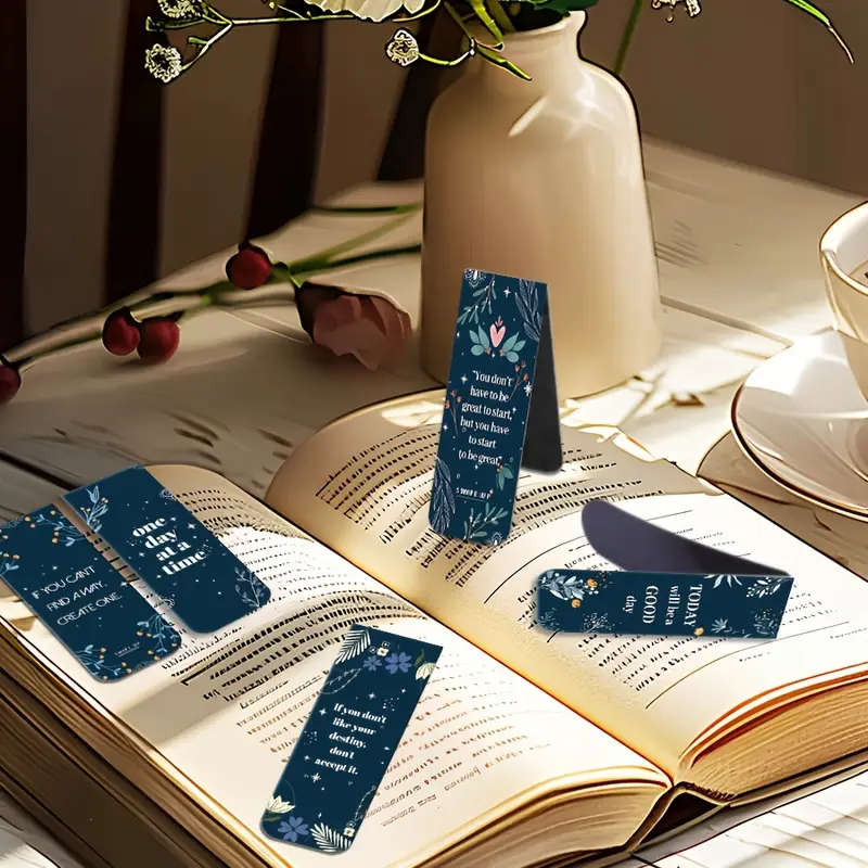 1pc Vibrant Inspirational Graffiti Magnetic Bookmarks