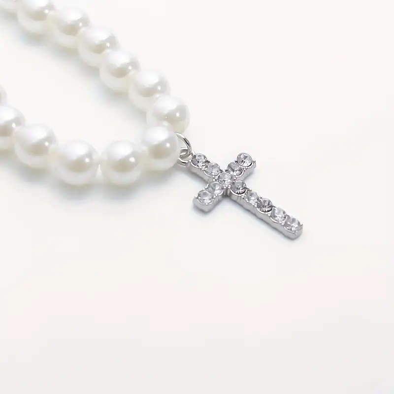 Hip-hop Style Niche Design Imitation Necklace with Cross