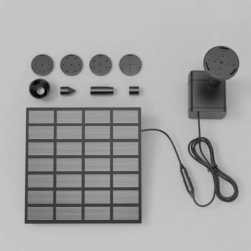 Mini Outdoor Solar Fountain Pump DIY Set 1.5W