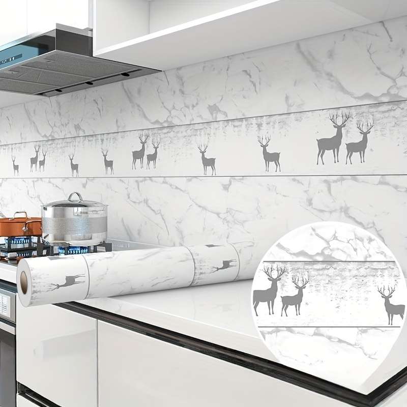 1PC Wall StickersDeep Black Shadow60cm WideX5m Long