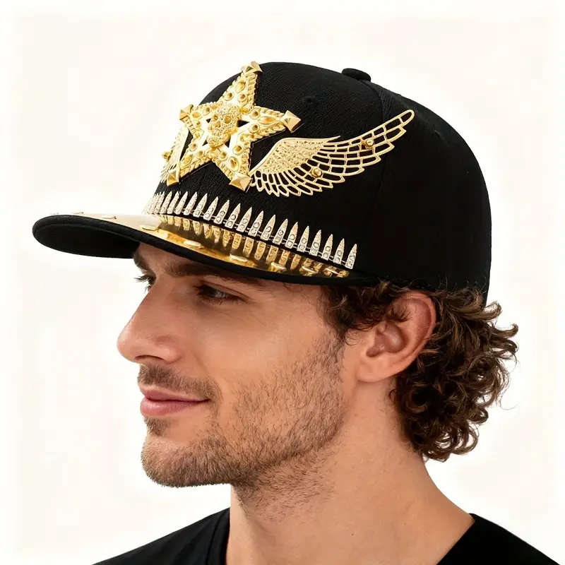 Hip-Hop Punk Rivet Baseball Cap