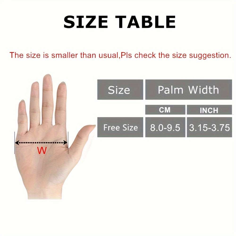 1 Pair Pink Purple One Size Summer Full Finger Gloves