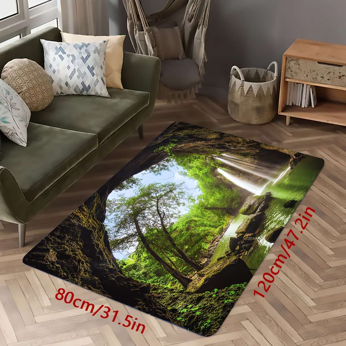 1Pc 19.68x31.49inch 50x80cm Floor Mat