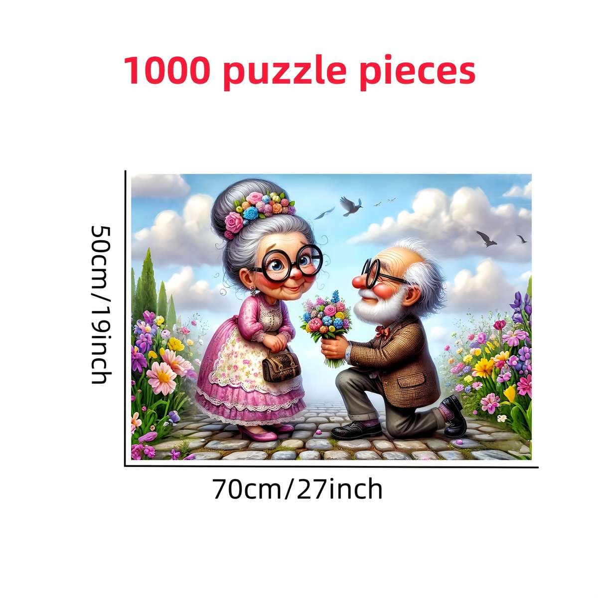 1000 Piece Paper Jigsaw Puzzle For Adults