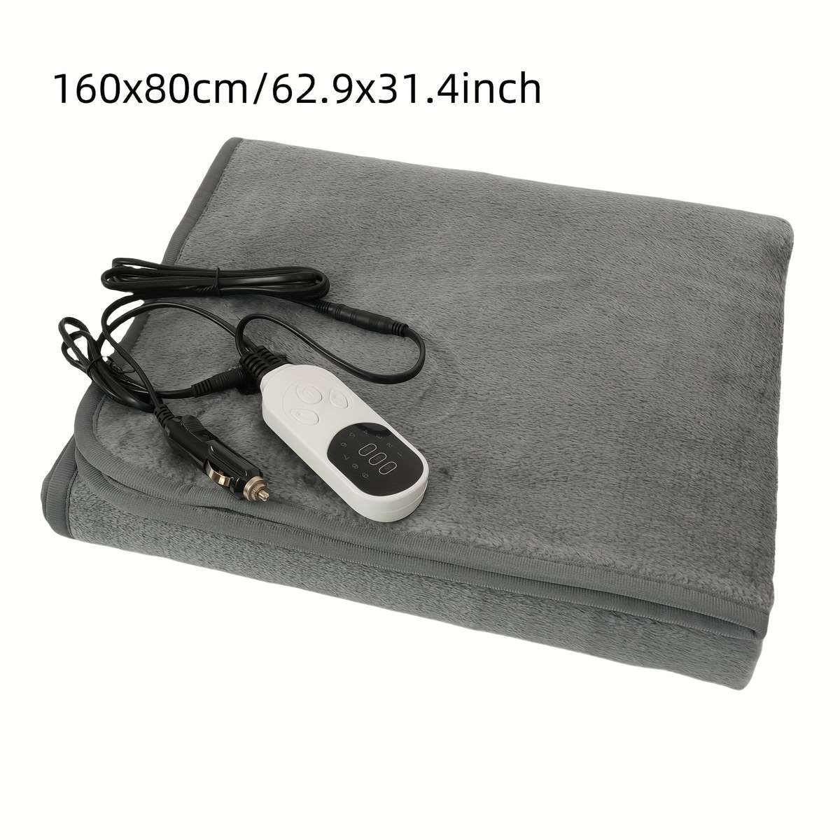 1pc Black 160x80cm 62.9x31.4inch Heater