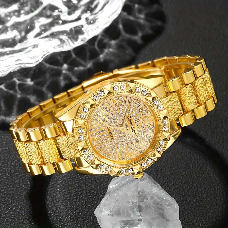 1 Luxury Men's Quartz Watch Set