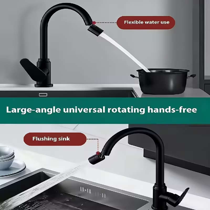 Modern Kitchen Faucet with Swirl- Sprayer