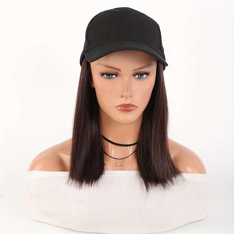 1Pc Black 40.64cm Fashion Design Wig