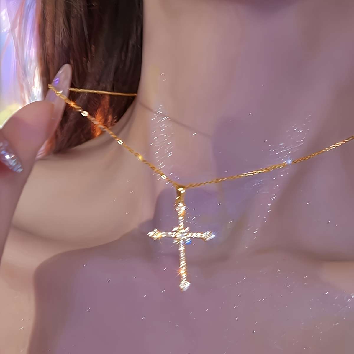 1 Piece Silvery Jesus Theme Pendant