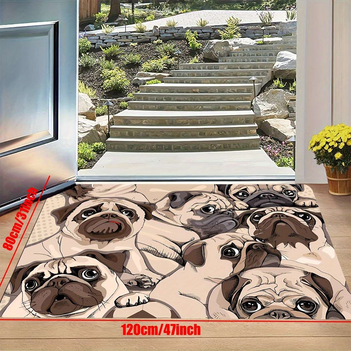 1Pc 40x60cm 15.74x23.62inch Floor Mat