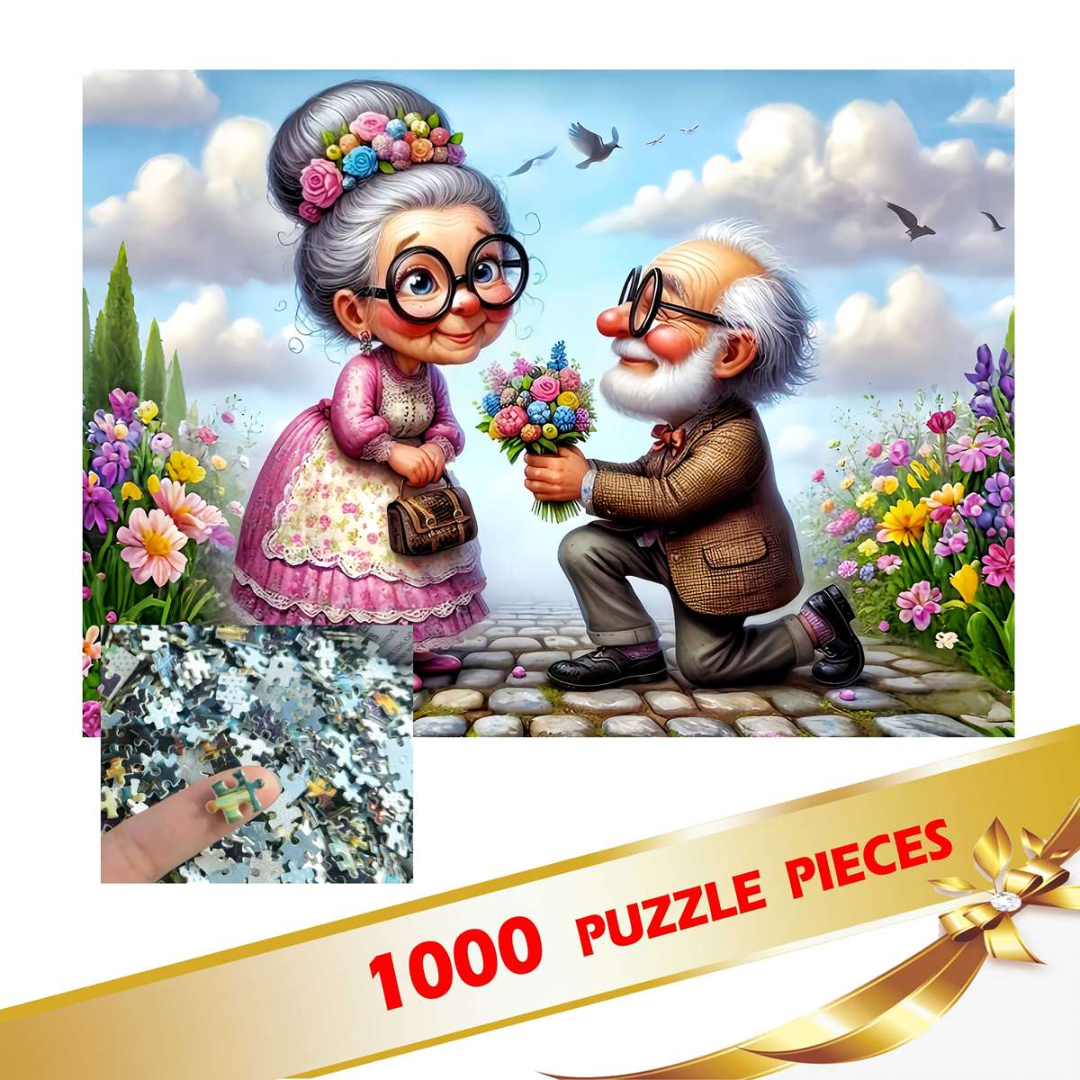 1000 Piece Paper Jigsaw Puzzle For Adults