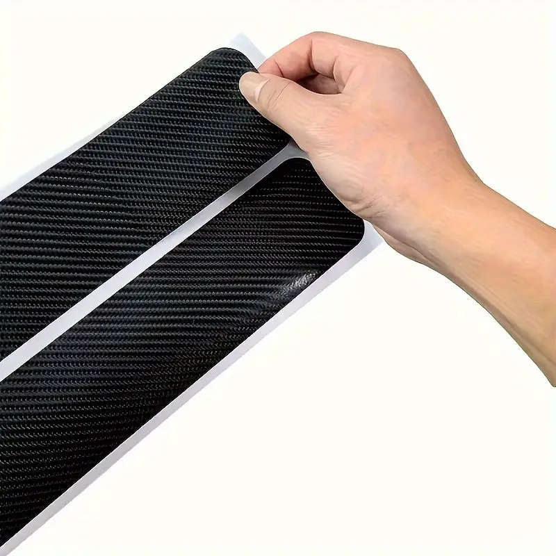 5 Pcs Carbon Fiber Car Door Sill Protector Stickers Prevent Dirt and Scratches Suitable