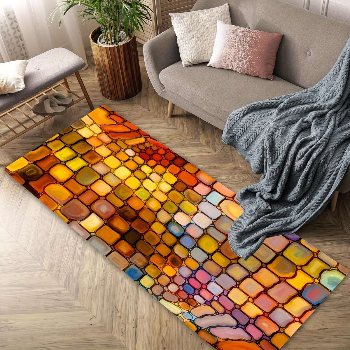 1Pc 23.6x70.8inch 60x179cm Floor Mat