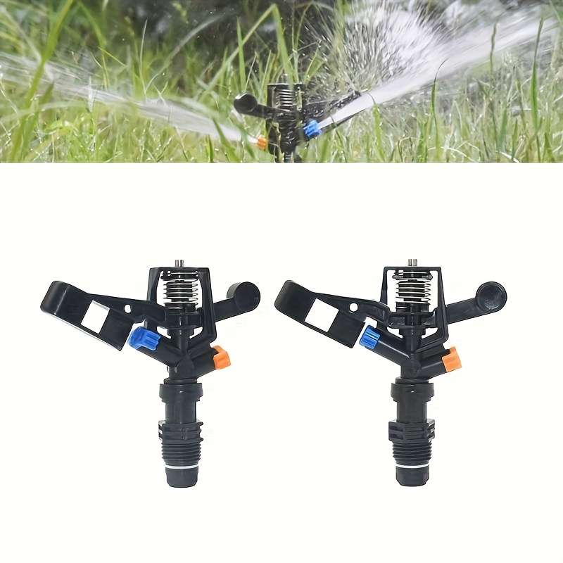 2Pcs Threaded Swivel Sprinklers Swing Nozzles