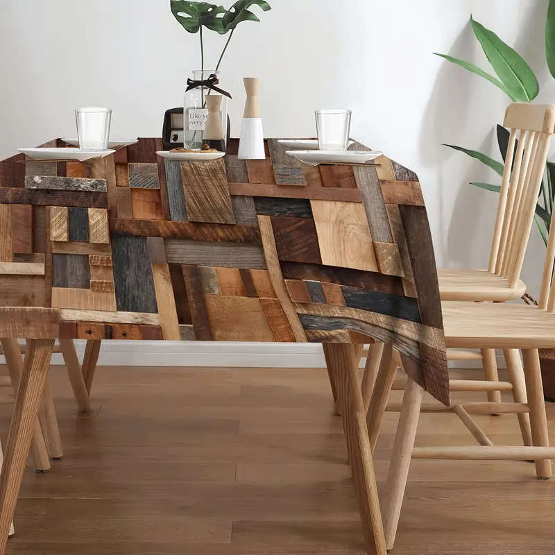 1 Piece Of Country Farmhouse Style Tablecloth 140*220Cm