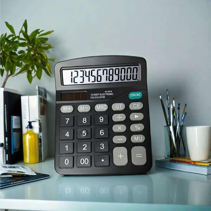 Professional Business Calculator With Large LCD Display