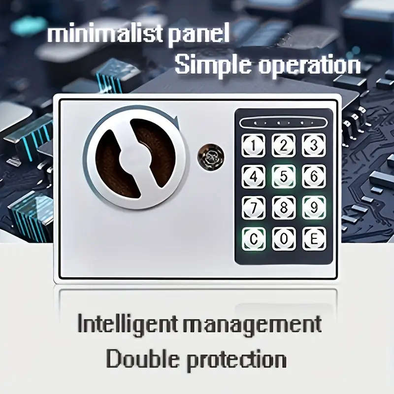 Fireproof Small Safe Digital Electronic Security Safe With Key
