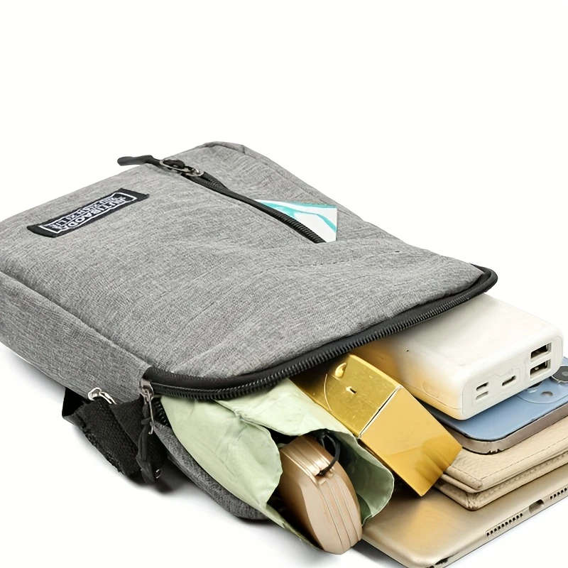 1pc Unisex Square Bag Men's And Women's Single Shoulder Crossbody Bag Backpack Korean Version Casual