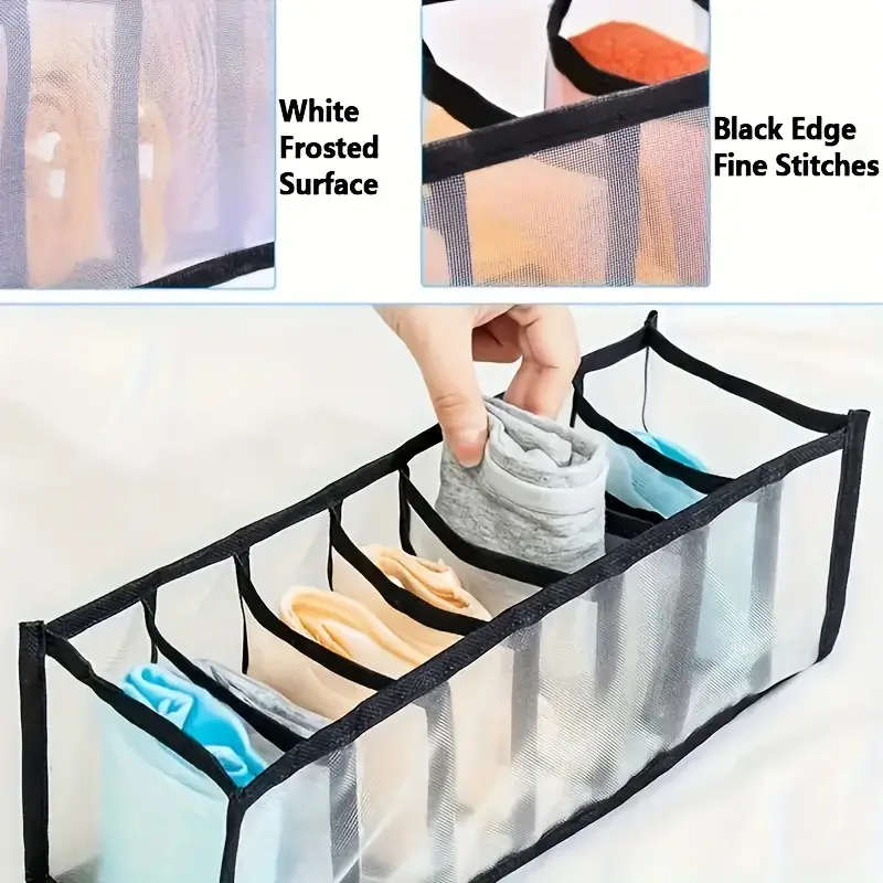 Set of Three Non-Woven Fabric Storage Boxes