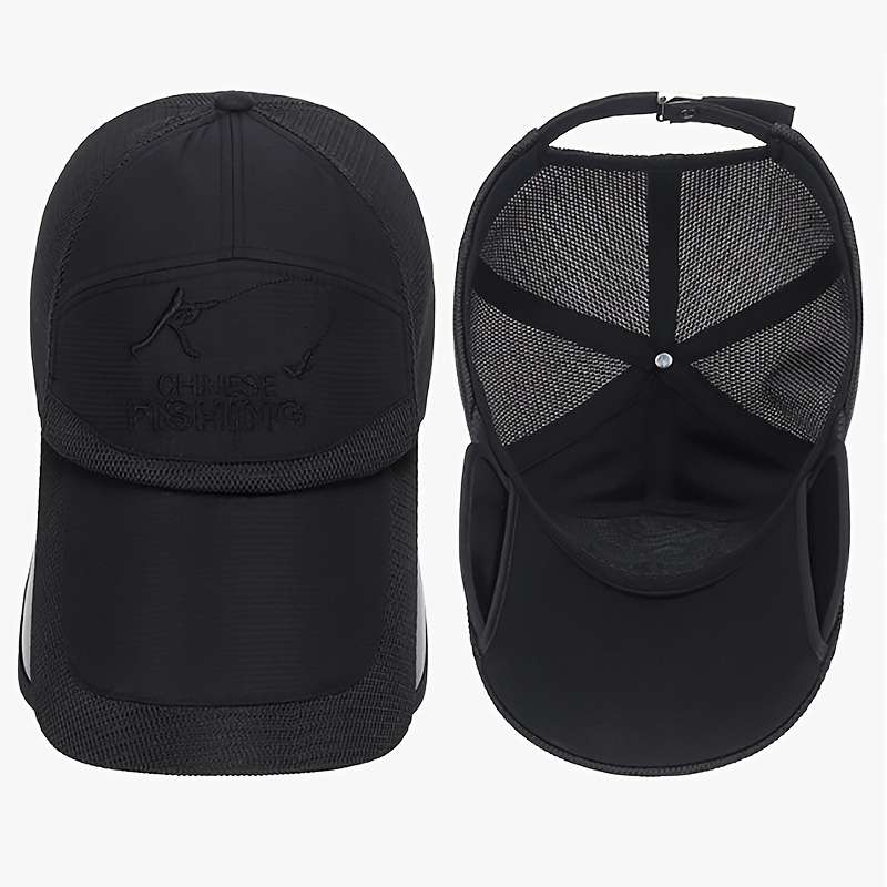 Outdoor Casual Baseball Cap with Adjustable Brim Women'S Knit Fabric Lightweight All-Se