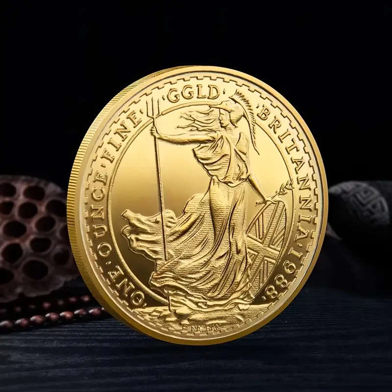 1988 BRITANNIA 4cm Replica Coin